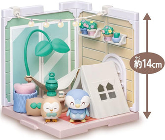 Pokemon Pokepeace House Belamping Terrace Rowlet & Piplup