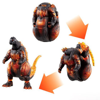 Godzilla Egg Burning Godzilla Transforming Figure