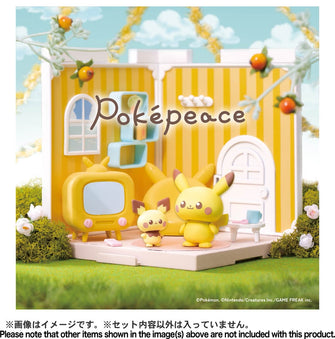 Pokemon Poke Peace House Wohnzimmer Pikachu &amp; Pichu