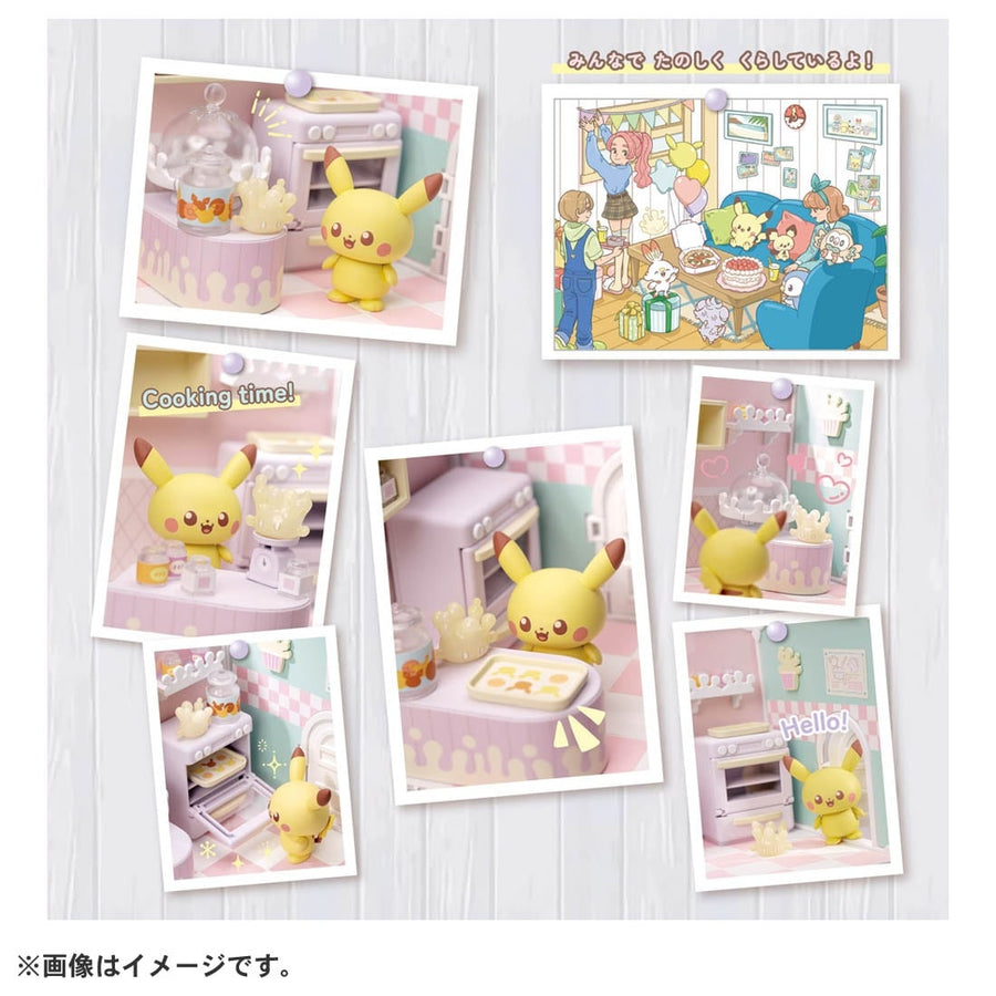 Pokemon Poke Peace House Kitchen Milcery Pikachu Shogun Toys